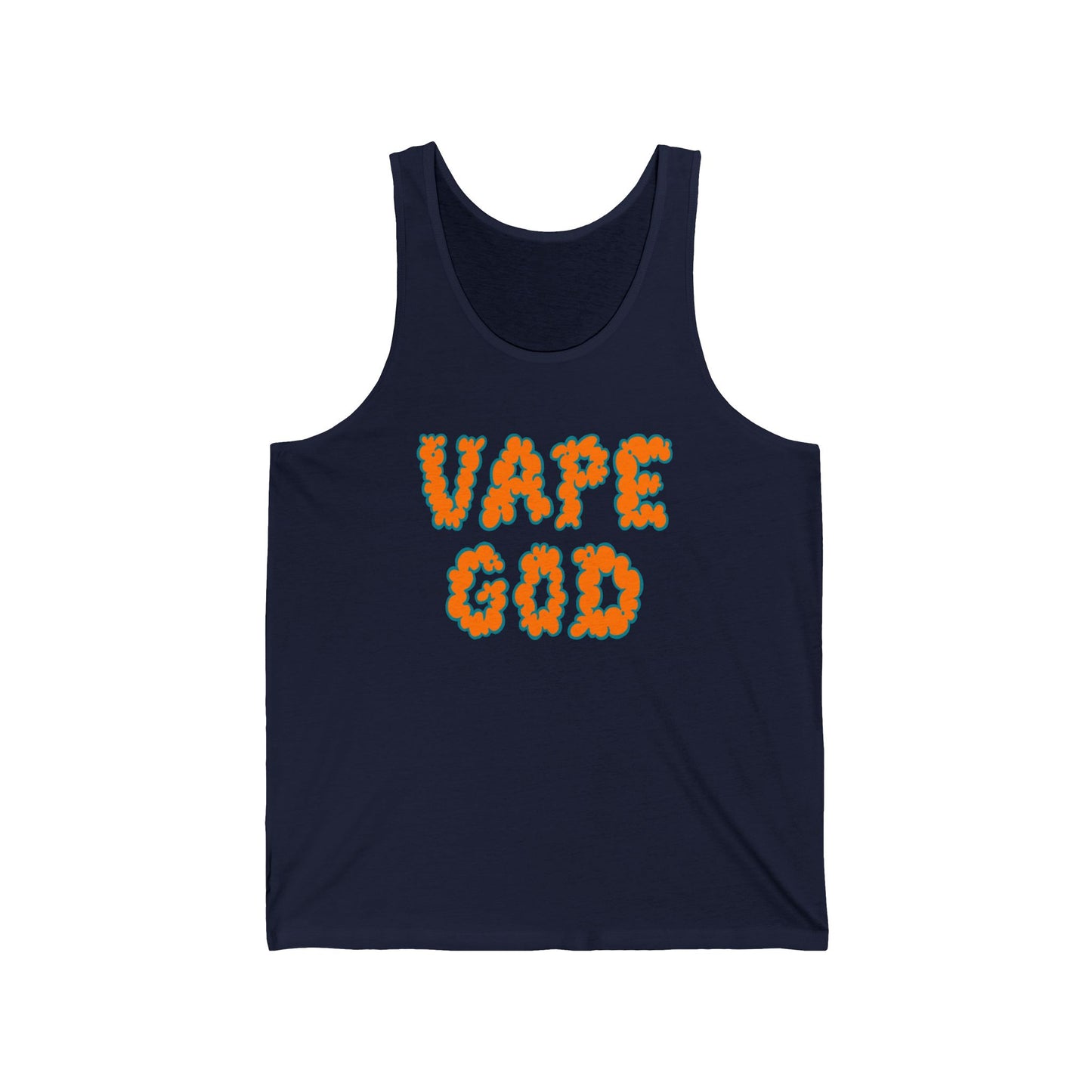 Vape God (Miami Orange) tank top