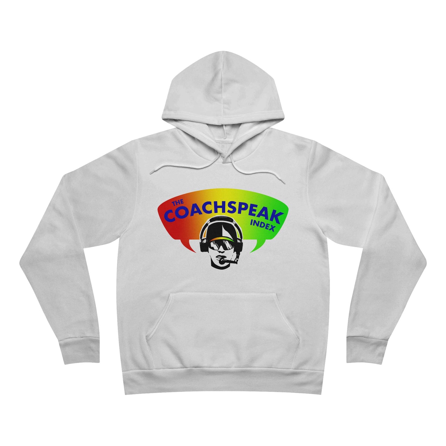 Coachspeak Index Logo sponge fleece pullover hoodie