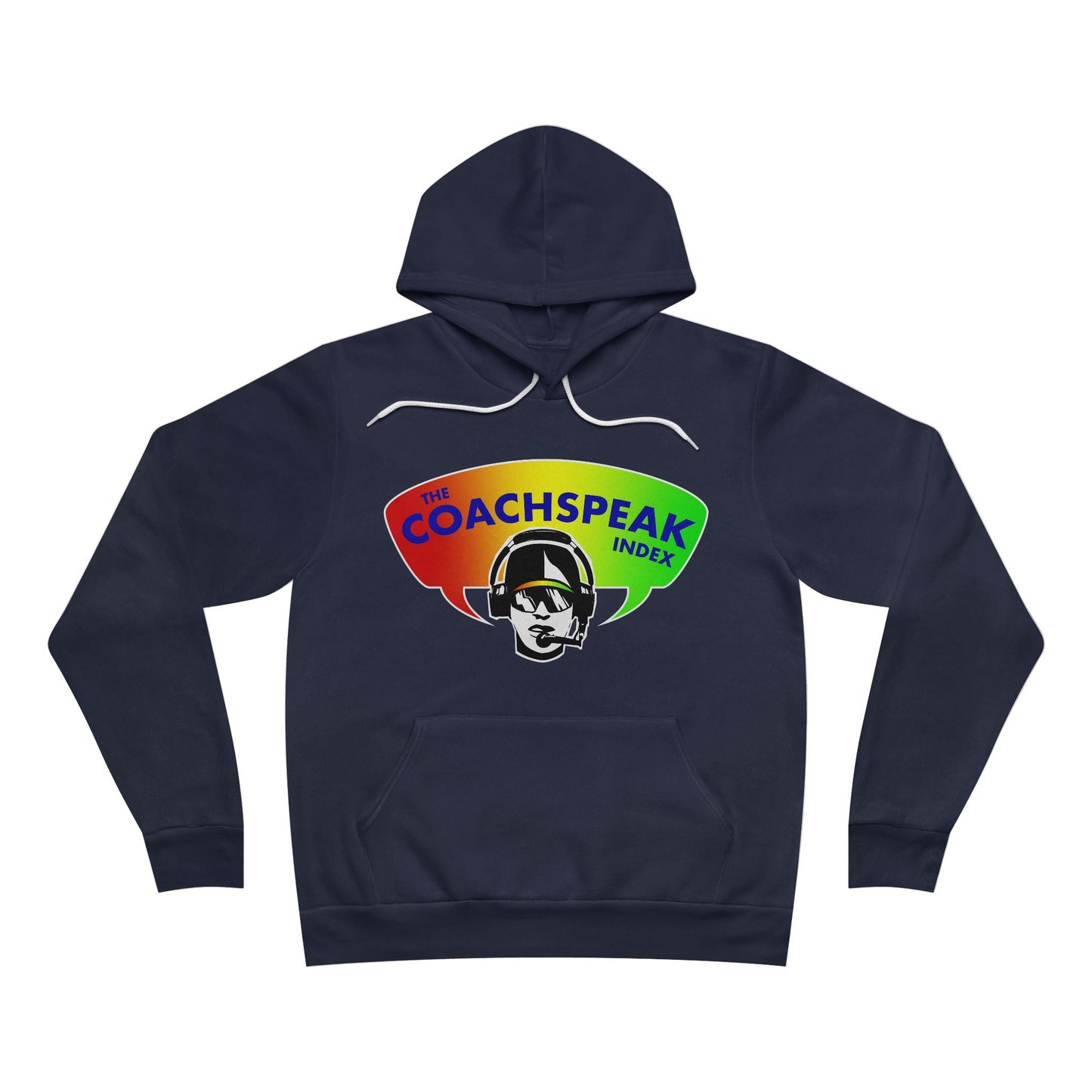 Coachspeak Index Logo sponge fleece pullover hoodie