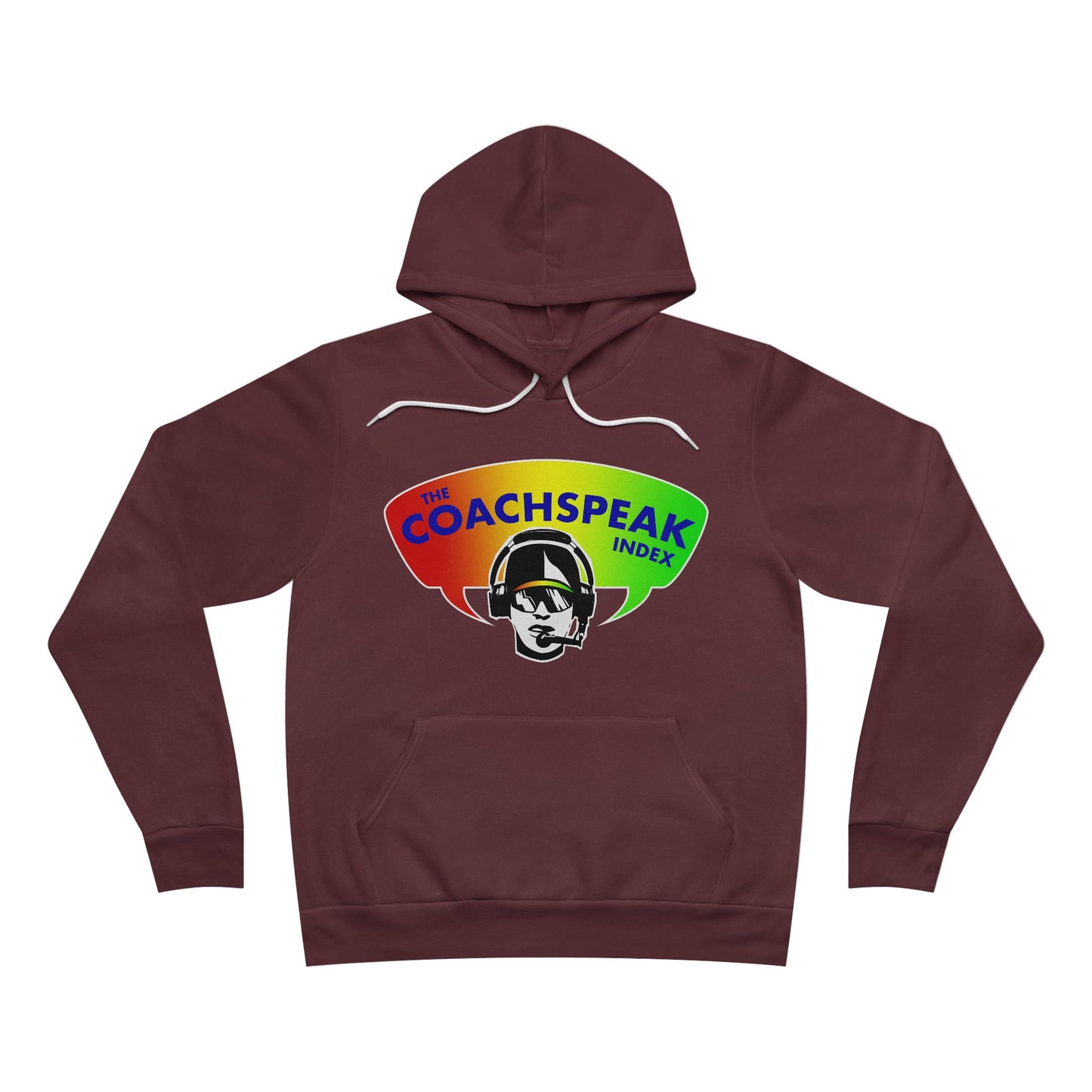 Coachspeak Index Logo sponge fleece pullover hoodie