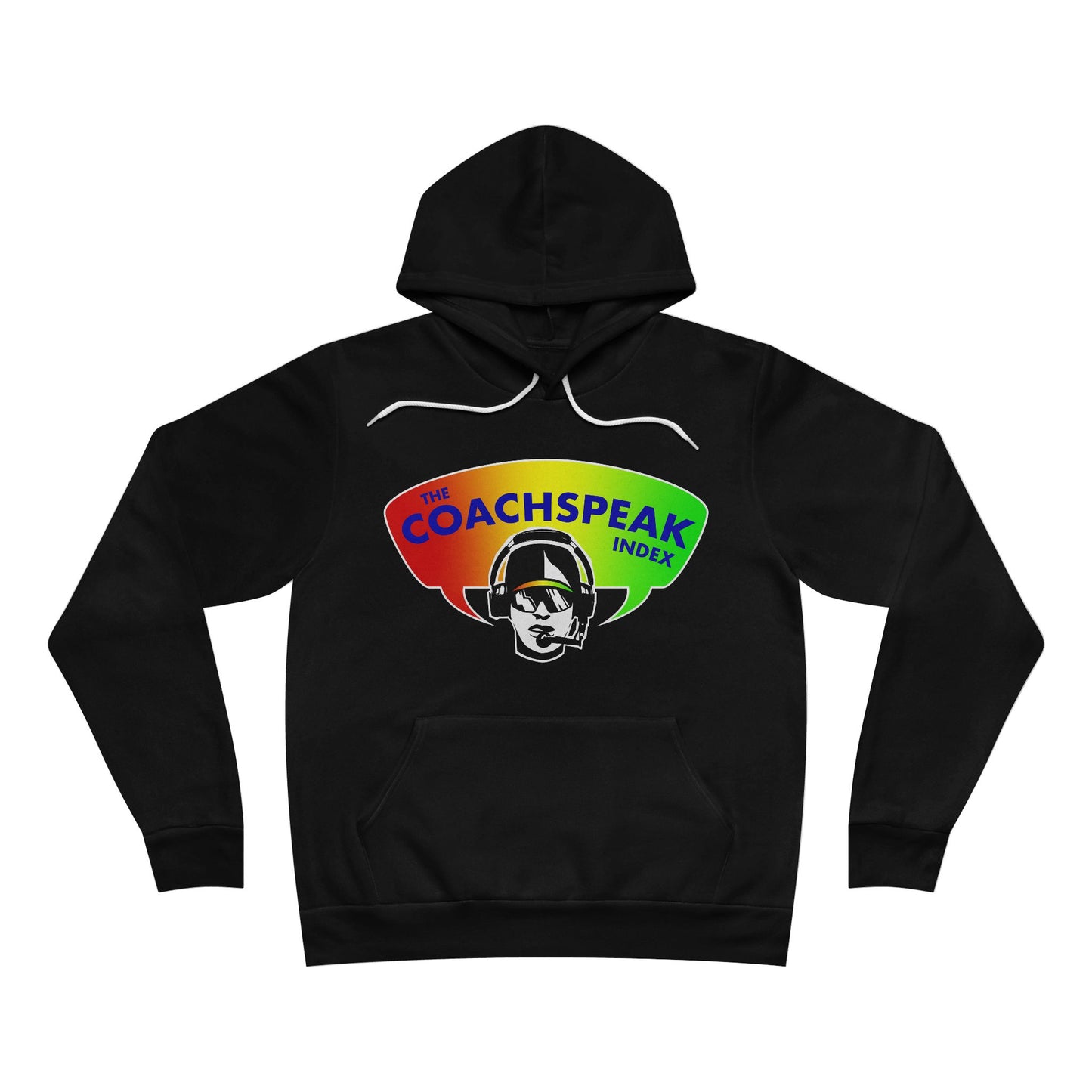Coachspeak Index Logo sponge fleece pullover hoodie