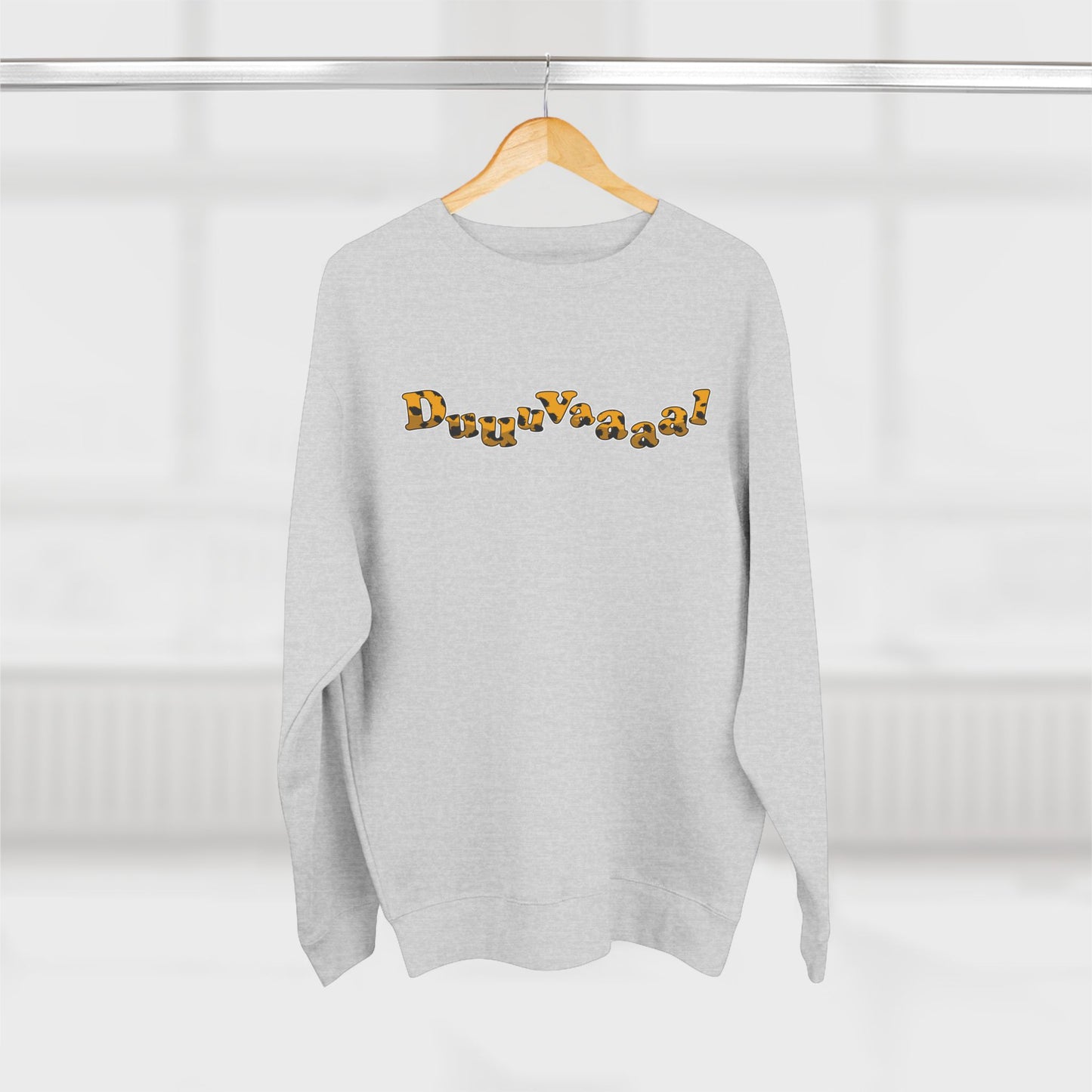 Duuuvaaaal crewneck sweatshirt