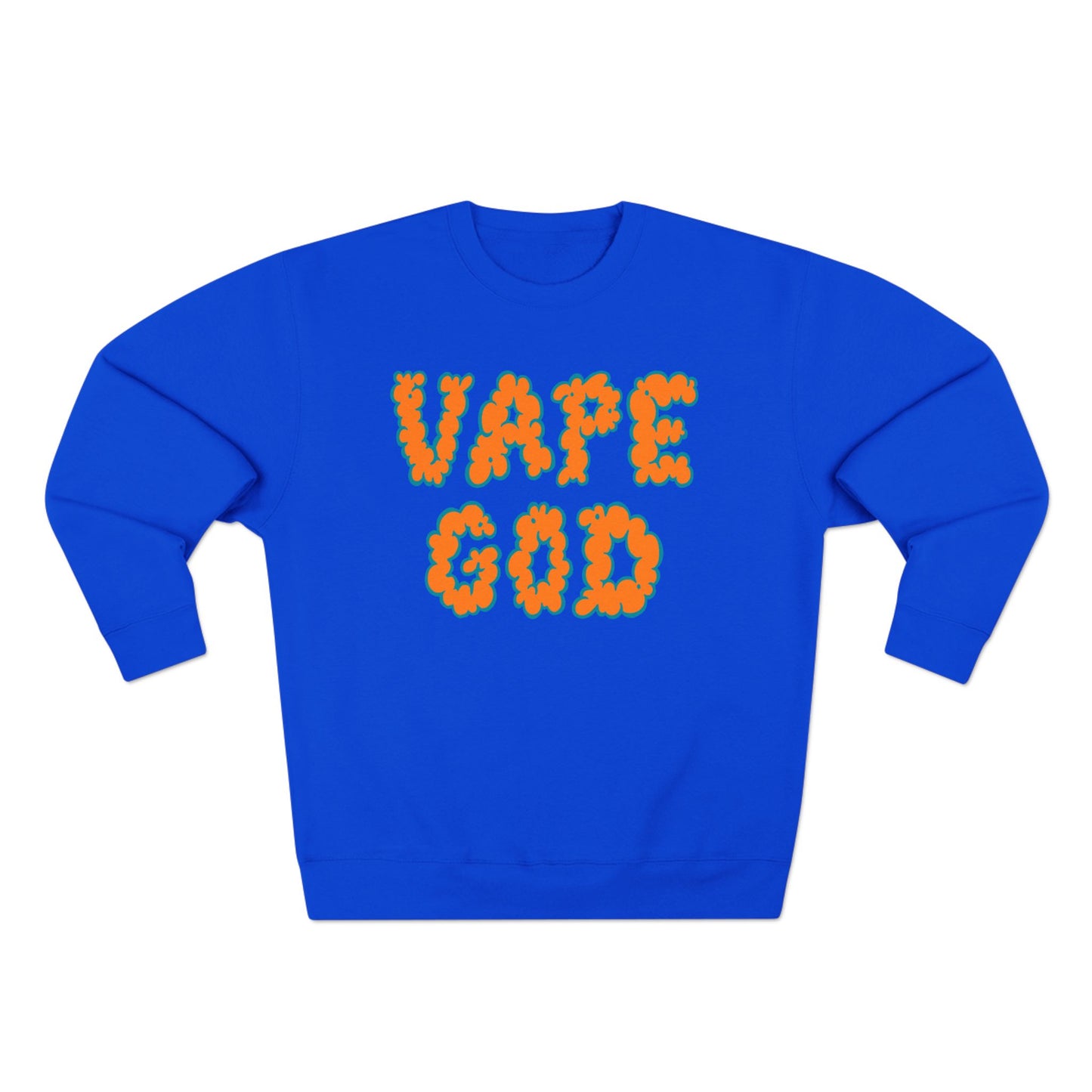 Vape God (Miami Orange) crewneck sweatshirt