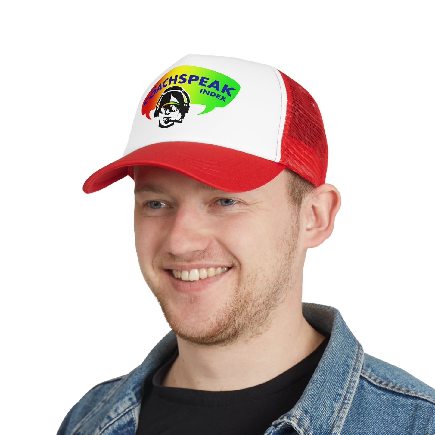 Coachspeak Index Logo trucker hat