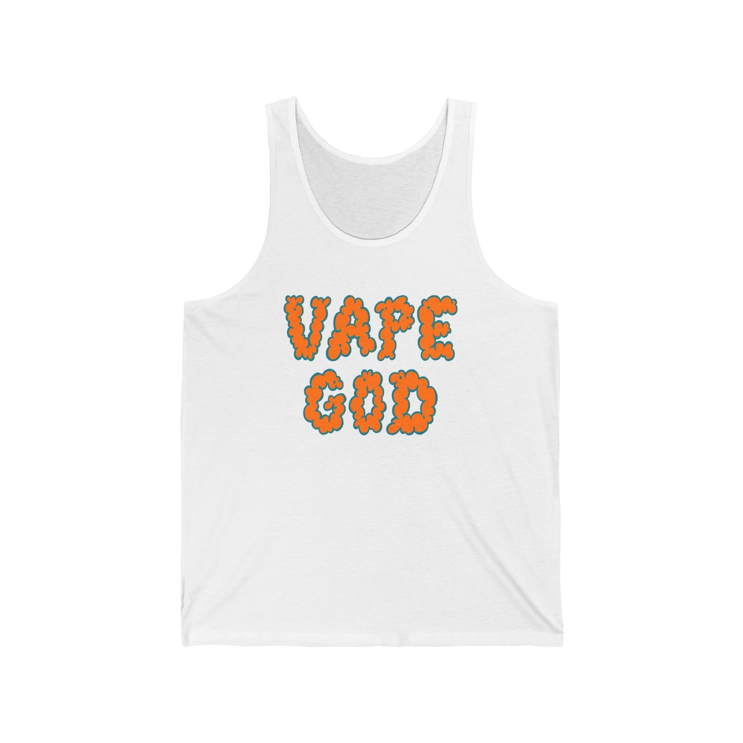 Vape God (Miami Orange) tank top