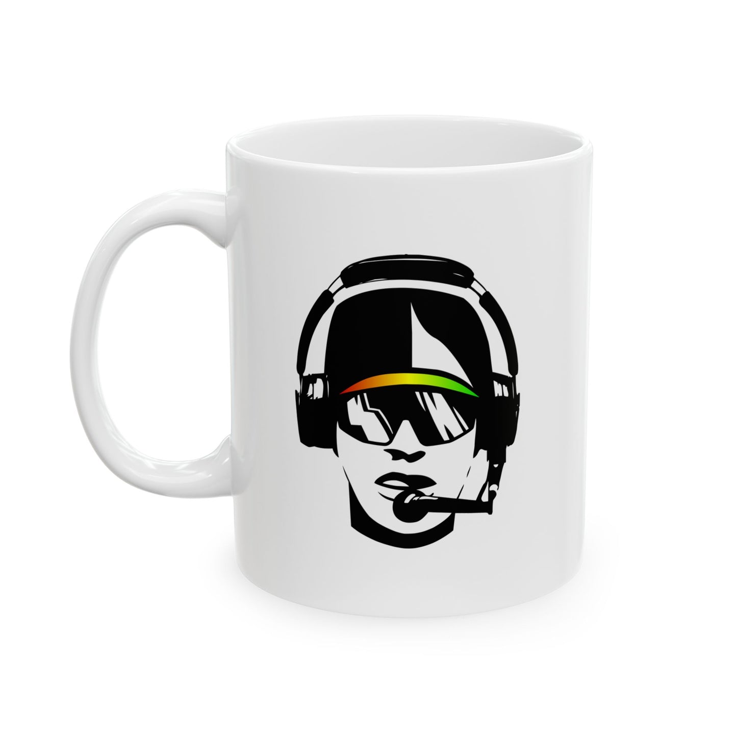 Coachspeak Head ceramic mug (11oz, 15oz)