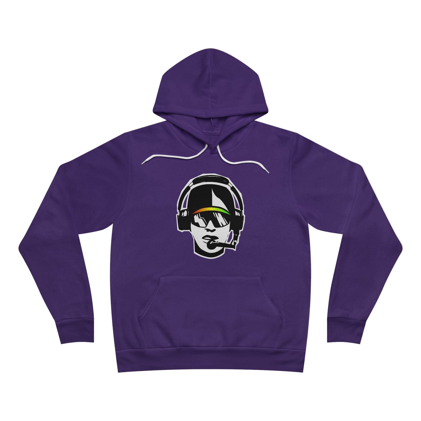 Coachspeak Head sponge fleece pullover hoodie