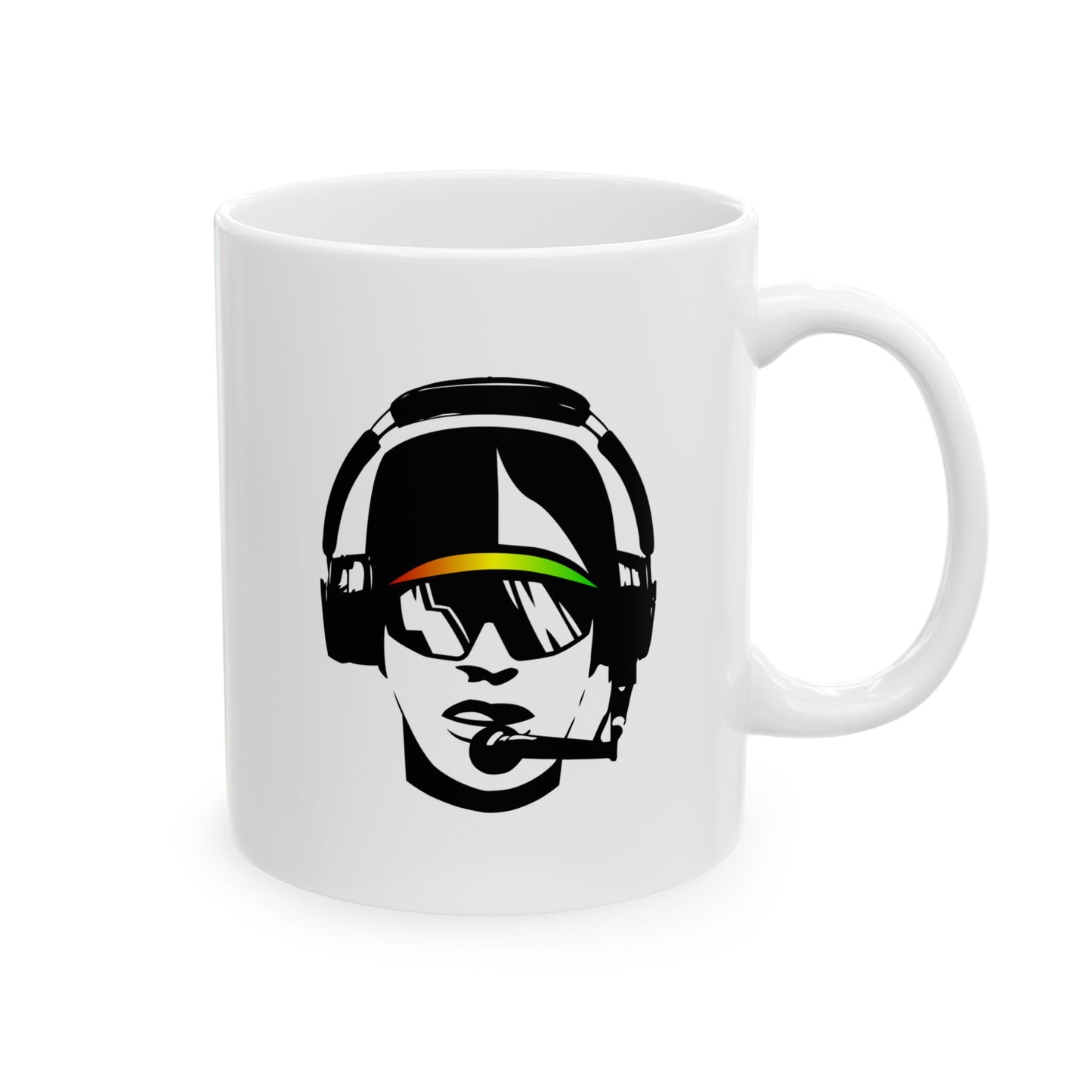 Coachspeak Head ceramic mug (11oz, 15oz)
