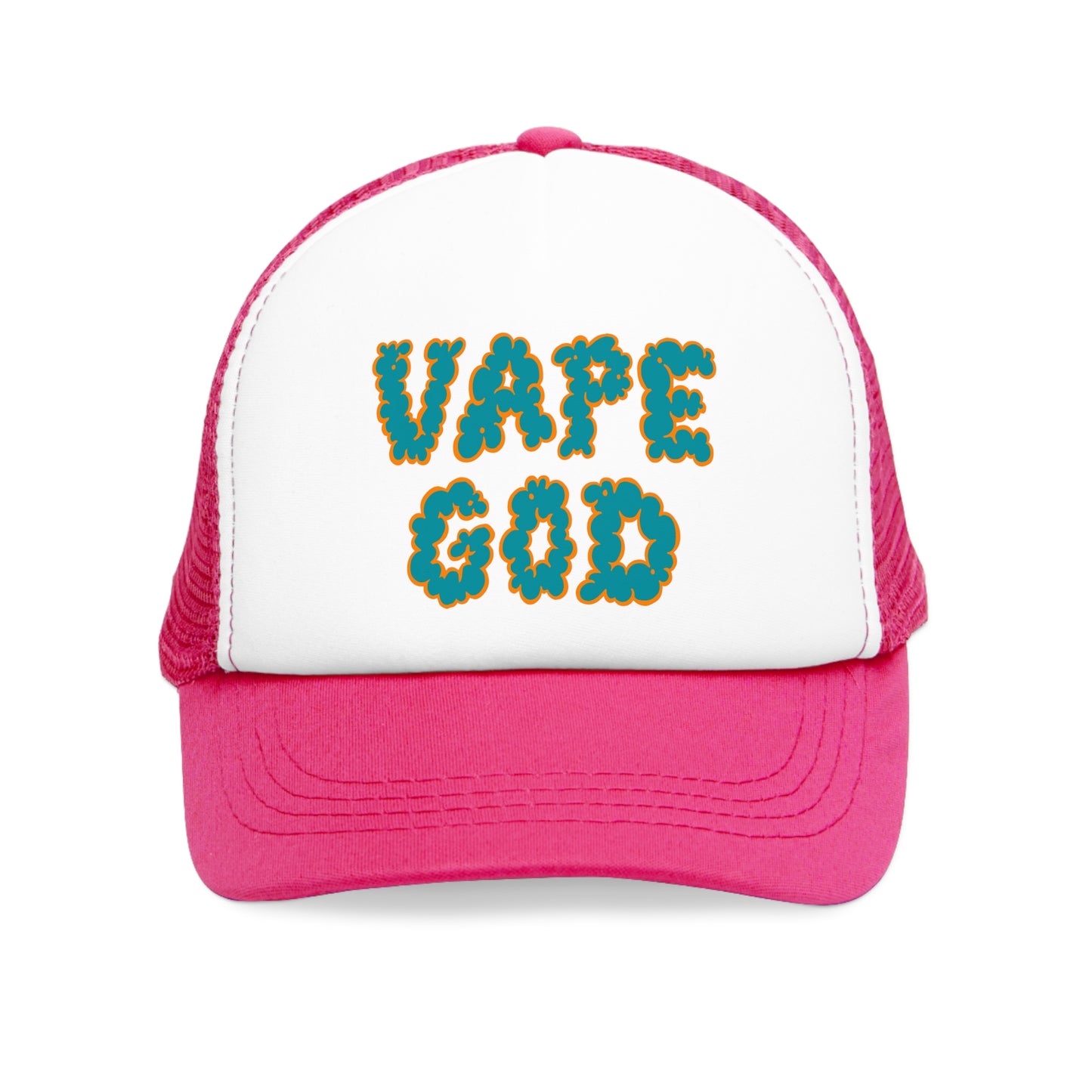 Vape God (Miami Aqua) trucker hat