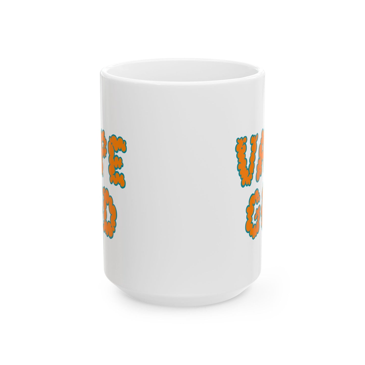 Vape God (Miami Orange) ceramic mug (11oz, 15oz)