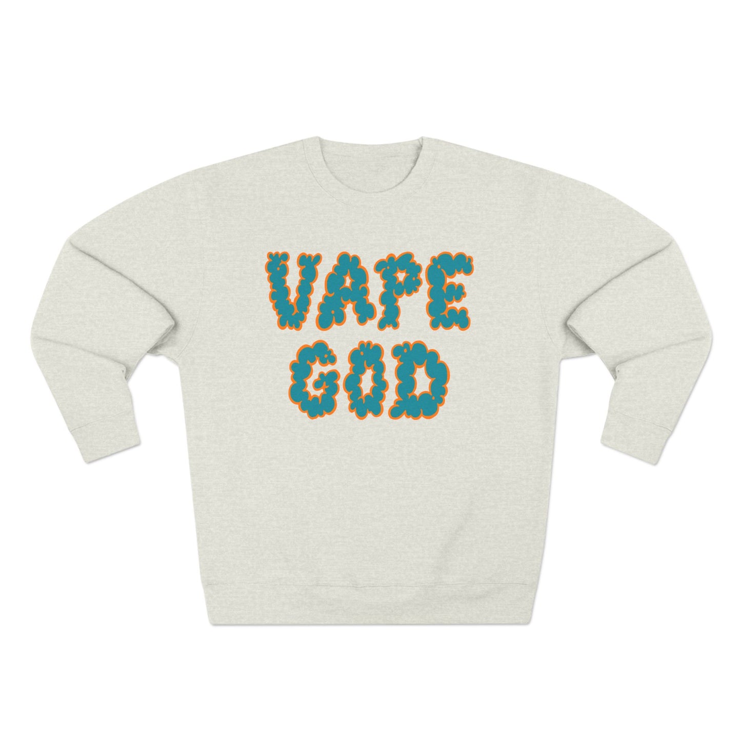 Vape God (Miami Aqua) crewneck sweatshirt