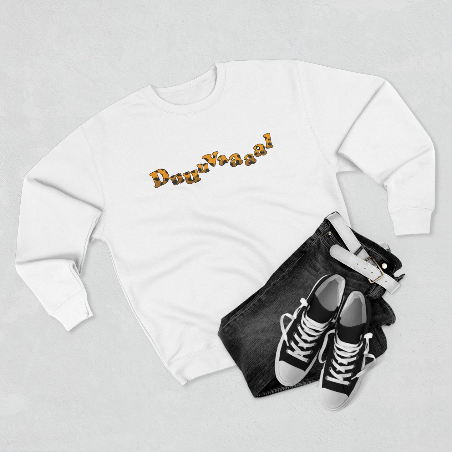 Duuuvaaaal crewneck sweatshirt