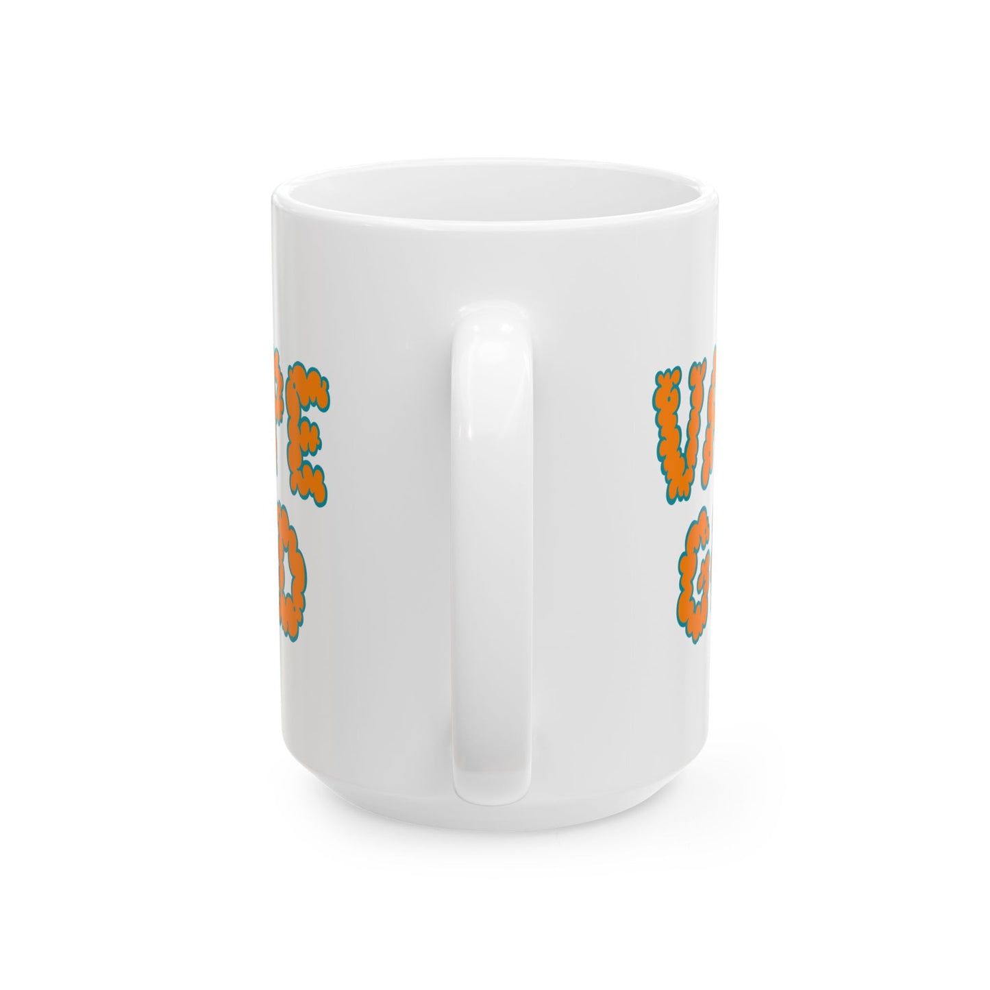 Vape God (Miami Orange) ceramic mug (11oz, 15oz)