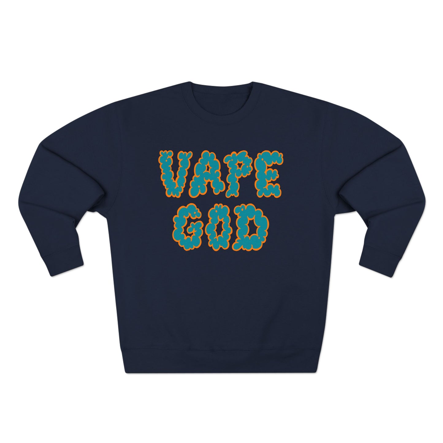Vape God (Miami Aqua) crewneck sweatshirt