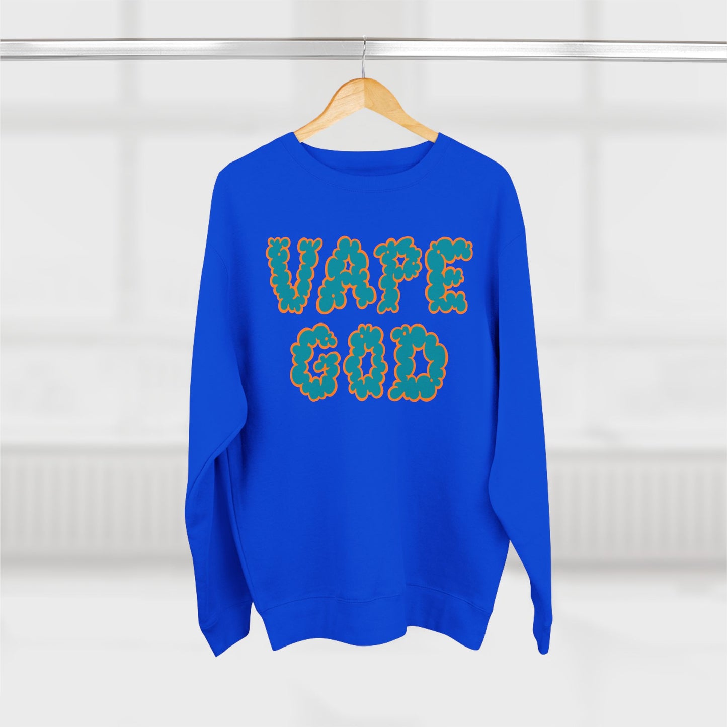Vape God (Miami Aqua) crewneck sweatshirt