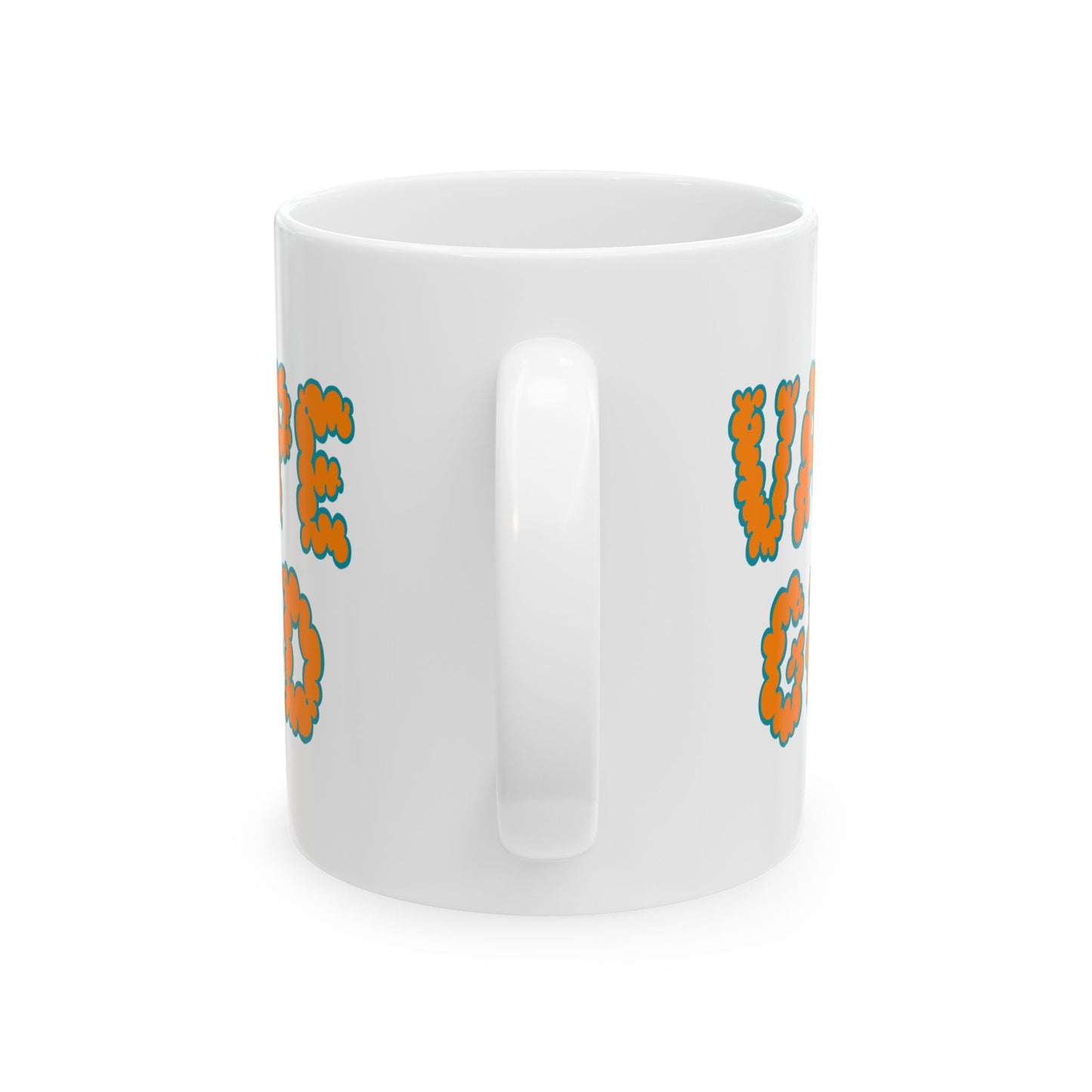 Vape God (Miami Orange) ceramic mug (11oz, 15oz)
