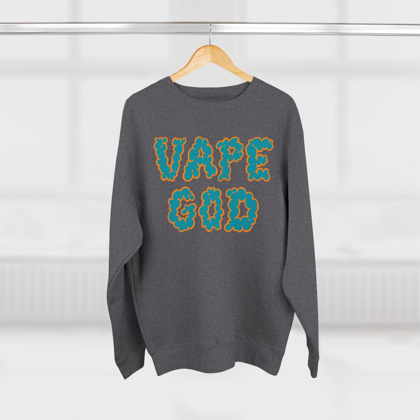 Vape God (Miami Aqua) crewneck sweatshirt