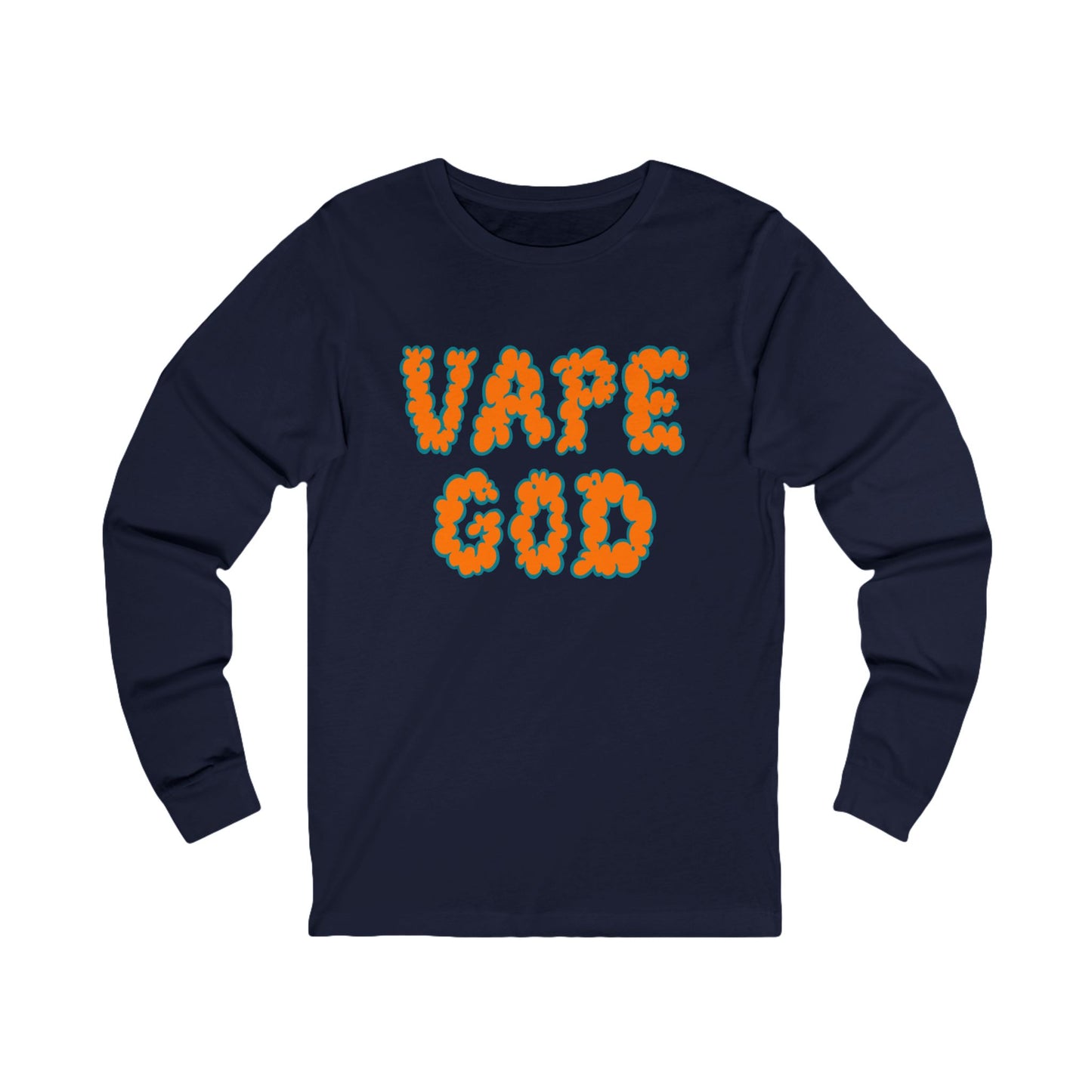 Vape God (Miami Orange) long sleeve tee