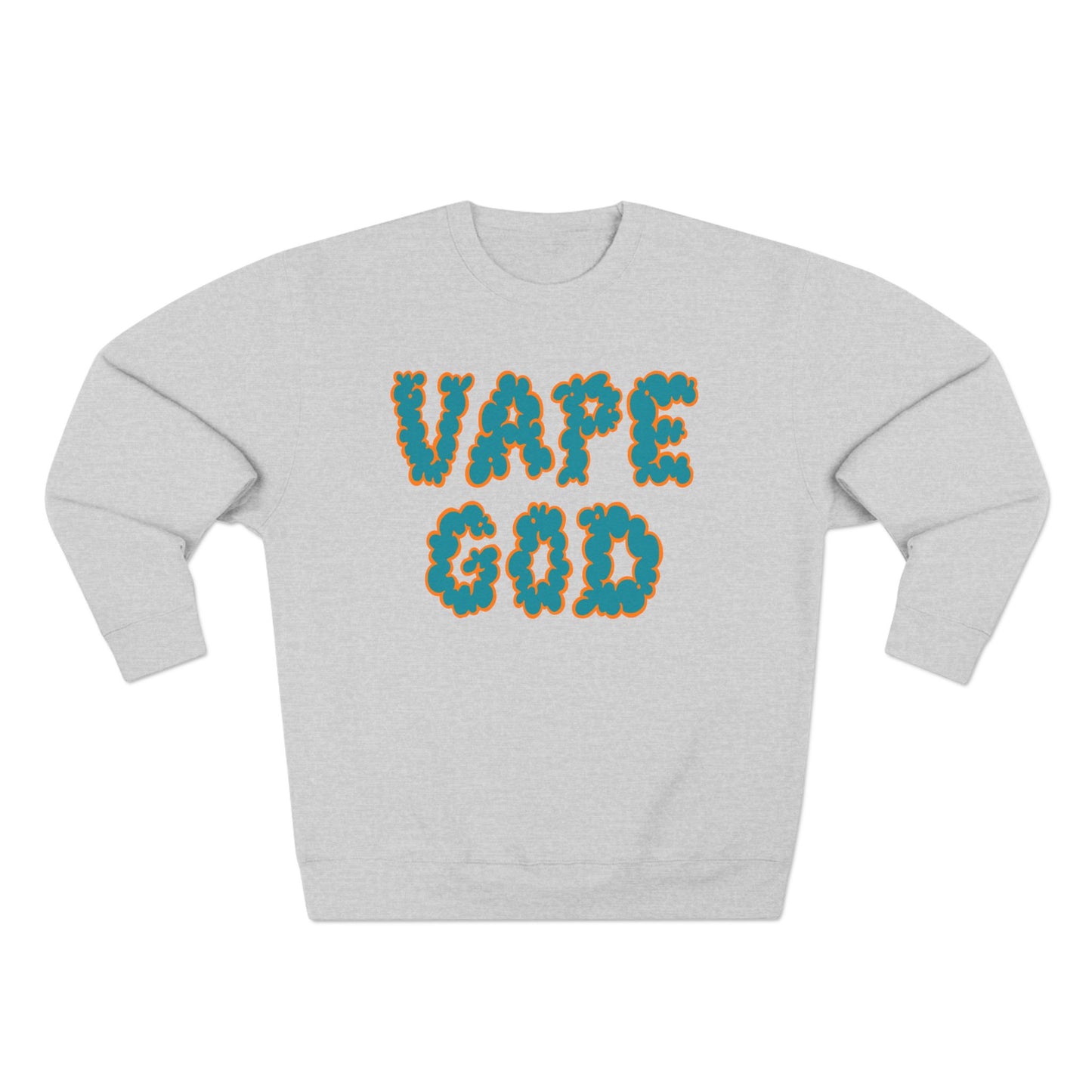Vape God (Miami Aqua) crewneck sweatshirt