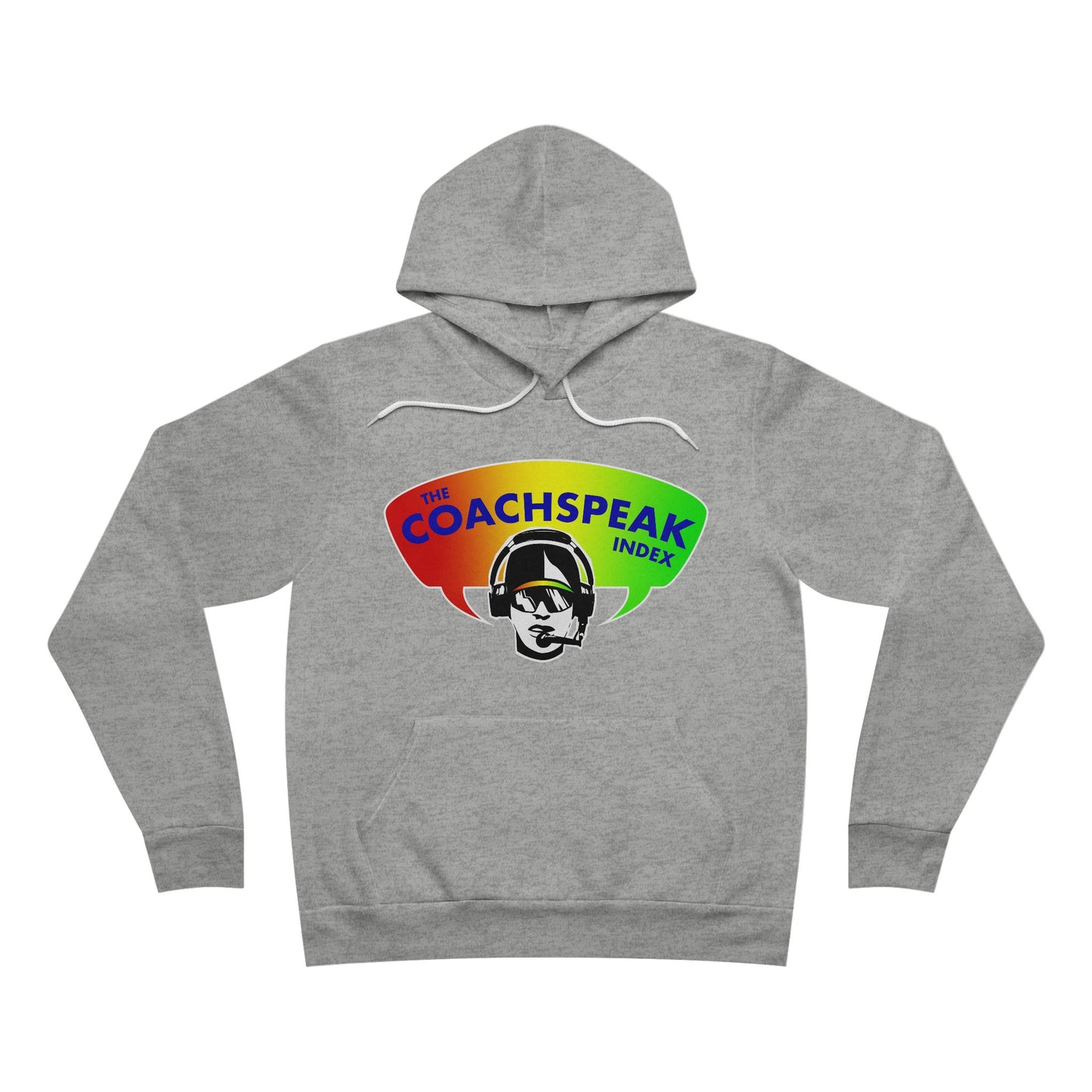 Coachspeak Index Logo sponge fleece pullover hoodie