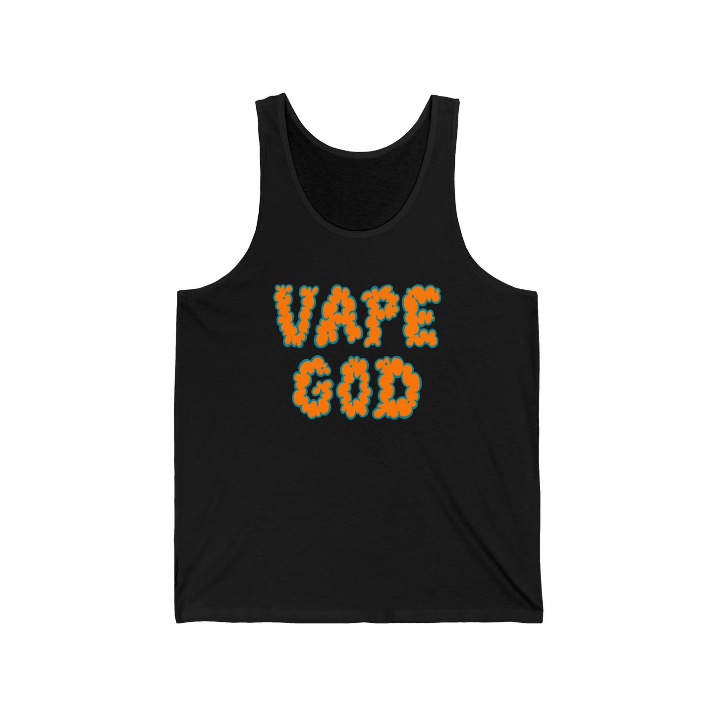 Vape God (Miami Orange) tank top