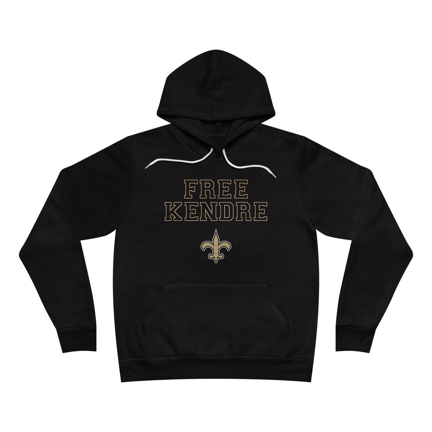 Free Kendre sponge fleece pullover hoodie
