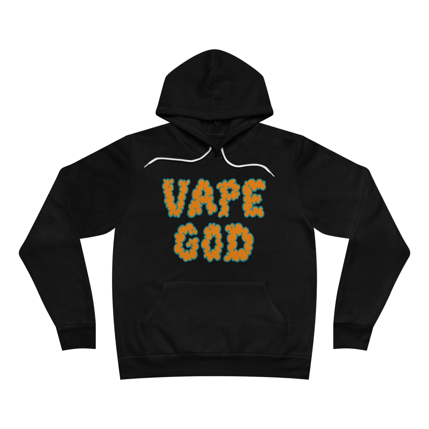 Vape God (Miami Orange) sponge fleece pullover hoodie