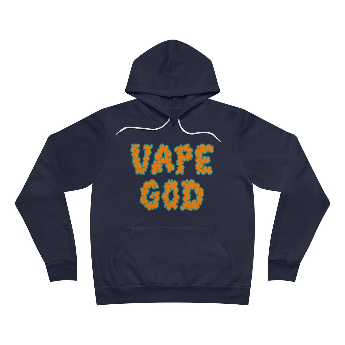 Vape God (Miami Orange) sponge fleece pullover hoodie