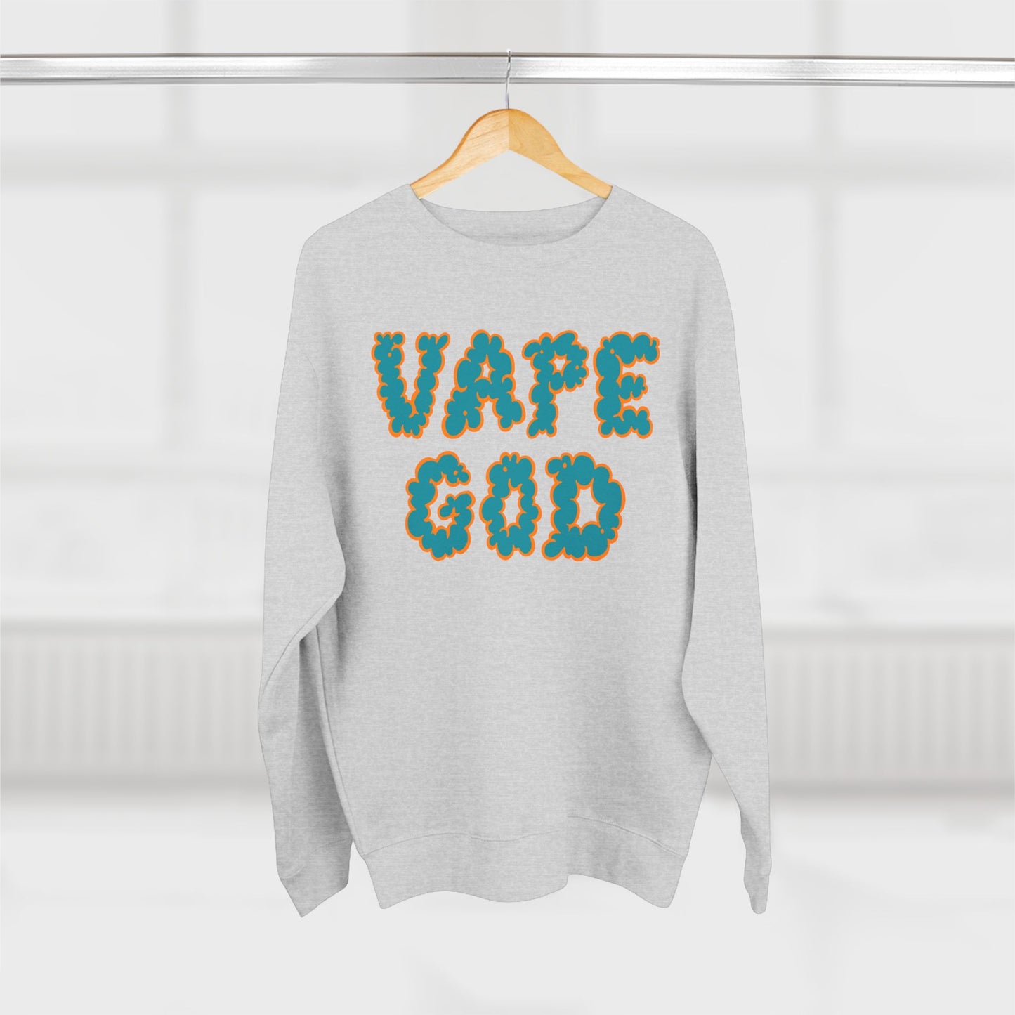 Vape God (Miami Aqua) crewneck sweatshirt
