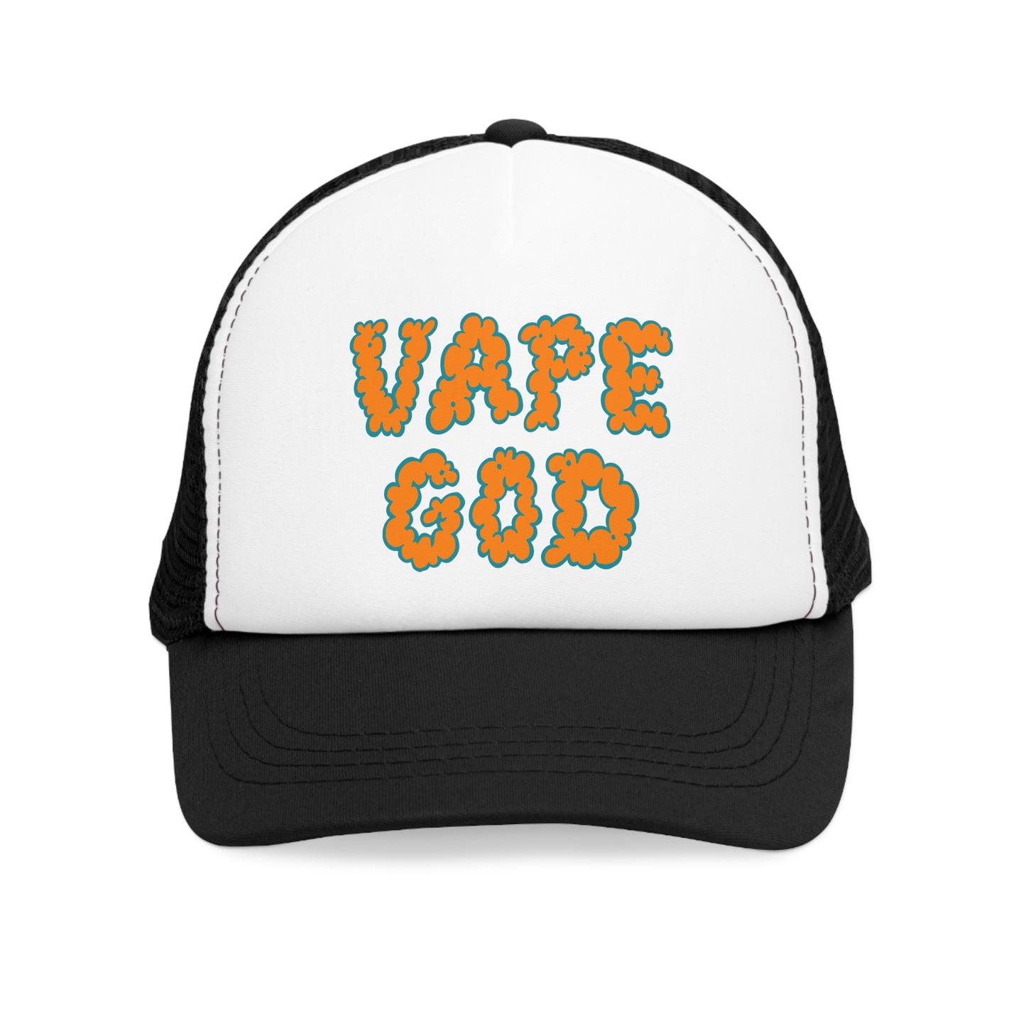 Vape God (Miami Orange) trucker hat