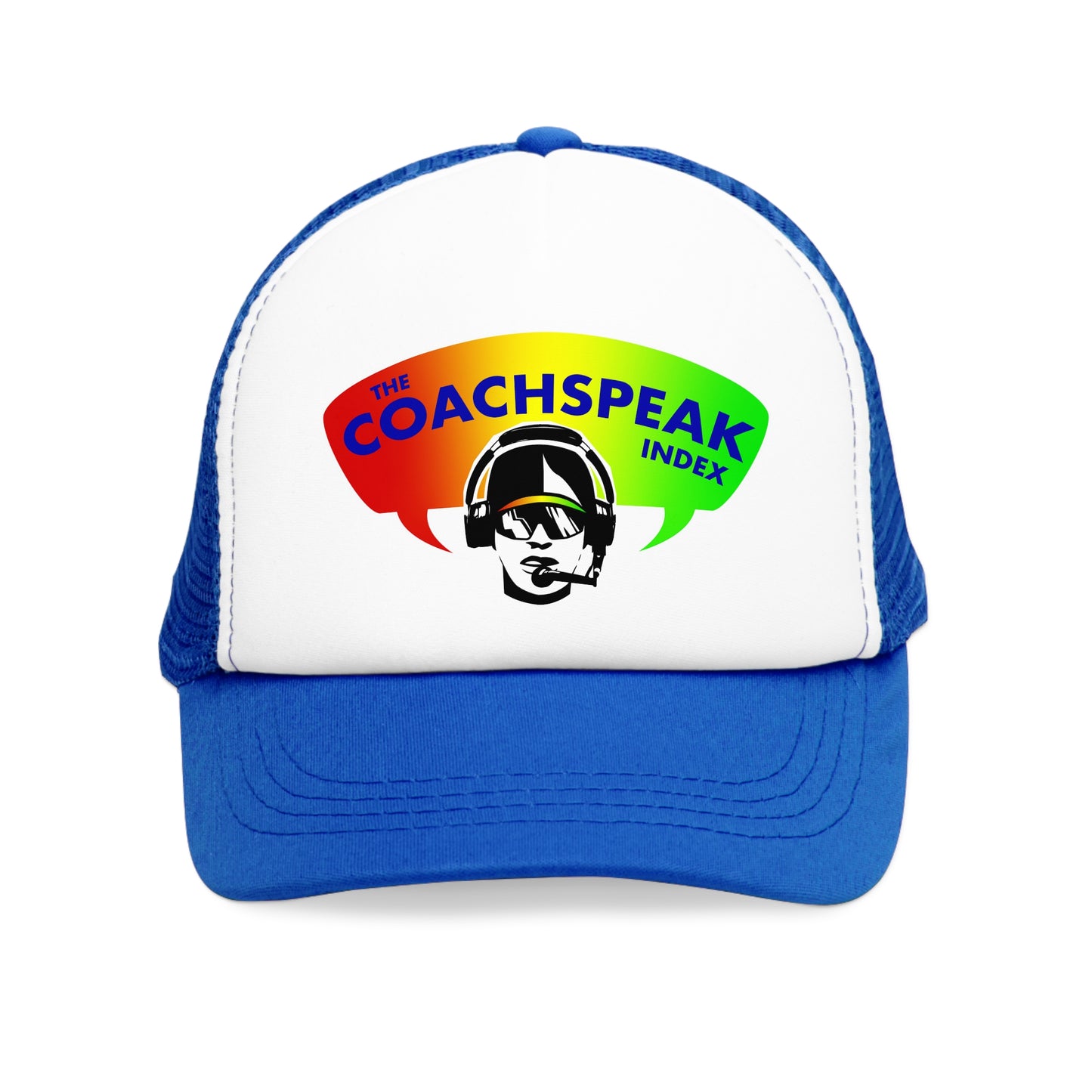Coachspeak Index Logo trucker hat