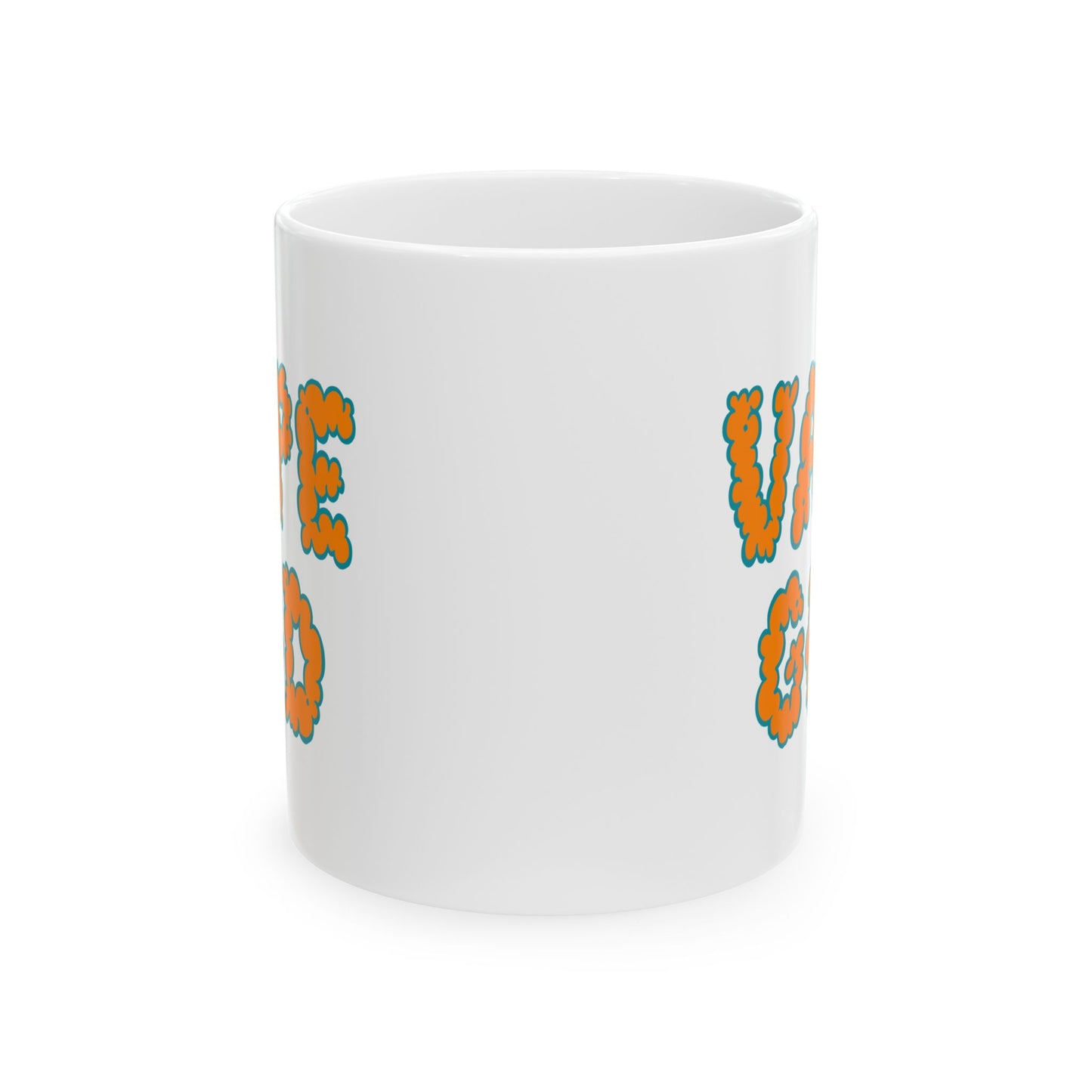 Vape God (Miami Orange) ceramic mug (11oz, 15oz)