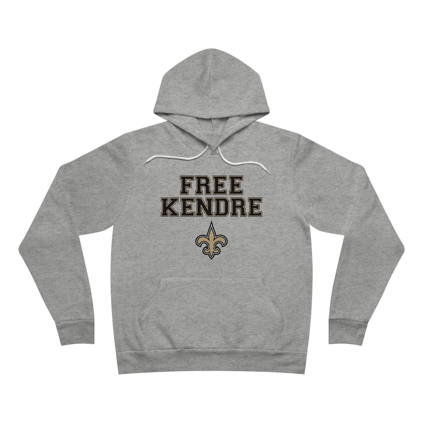 Free Kendre sponge fleece pullover hoodie