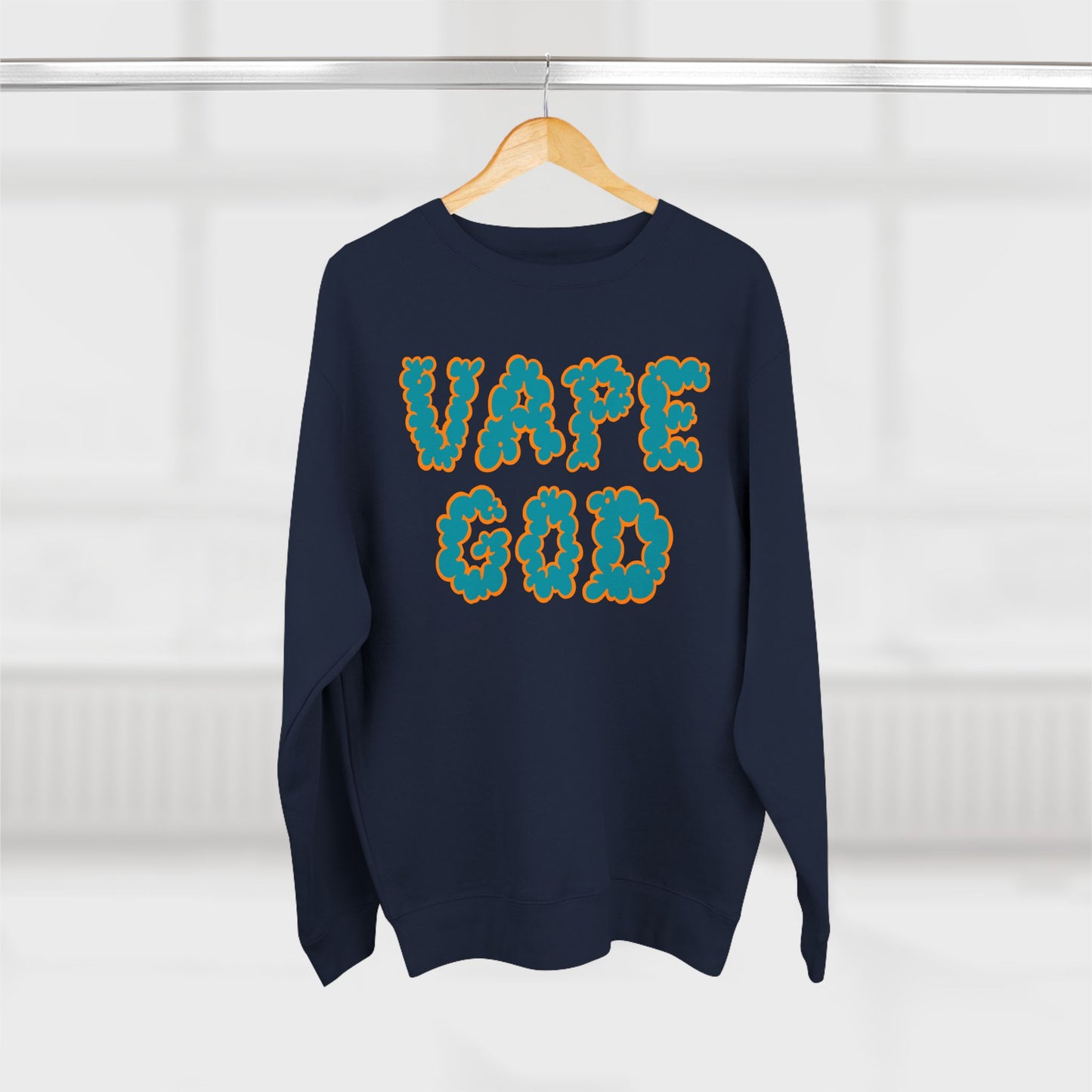 Vape God (Miami Aqua) crewneck sweatshirt