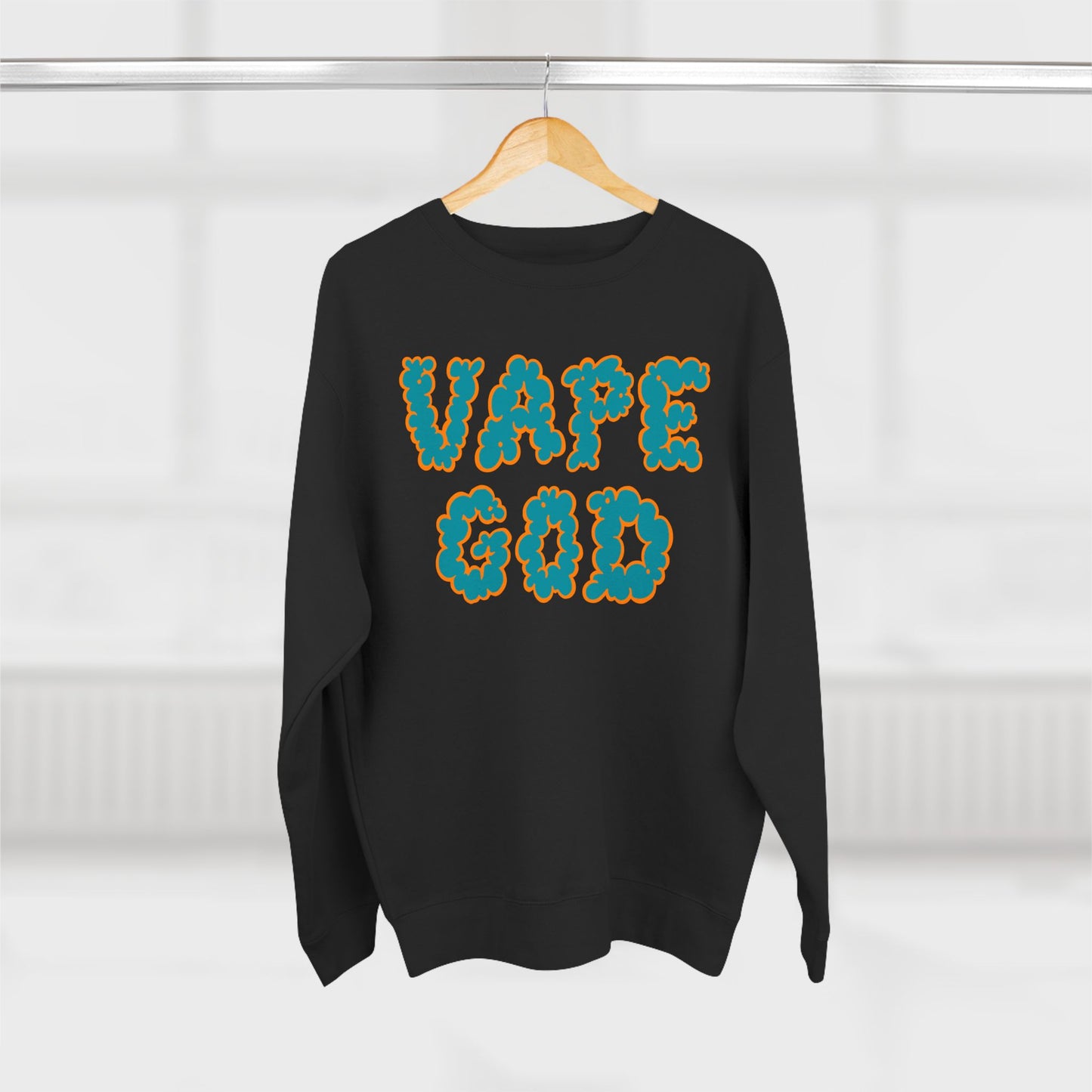 Vape God (Miami Aqua) crewneck sweatshirt