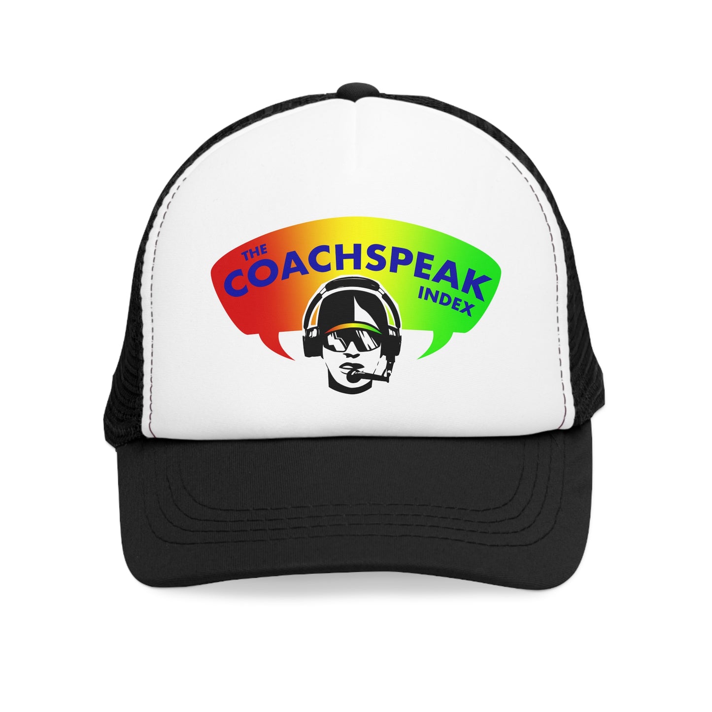 Coachspeak Index Logo trucker hat