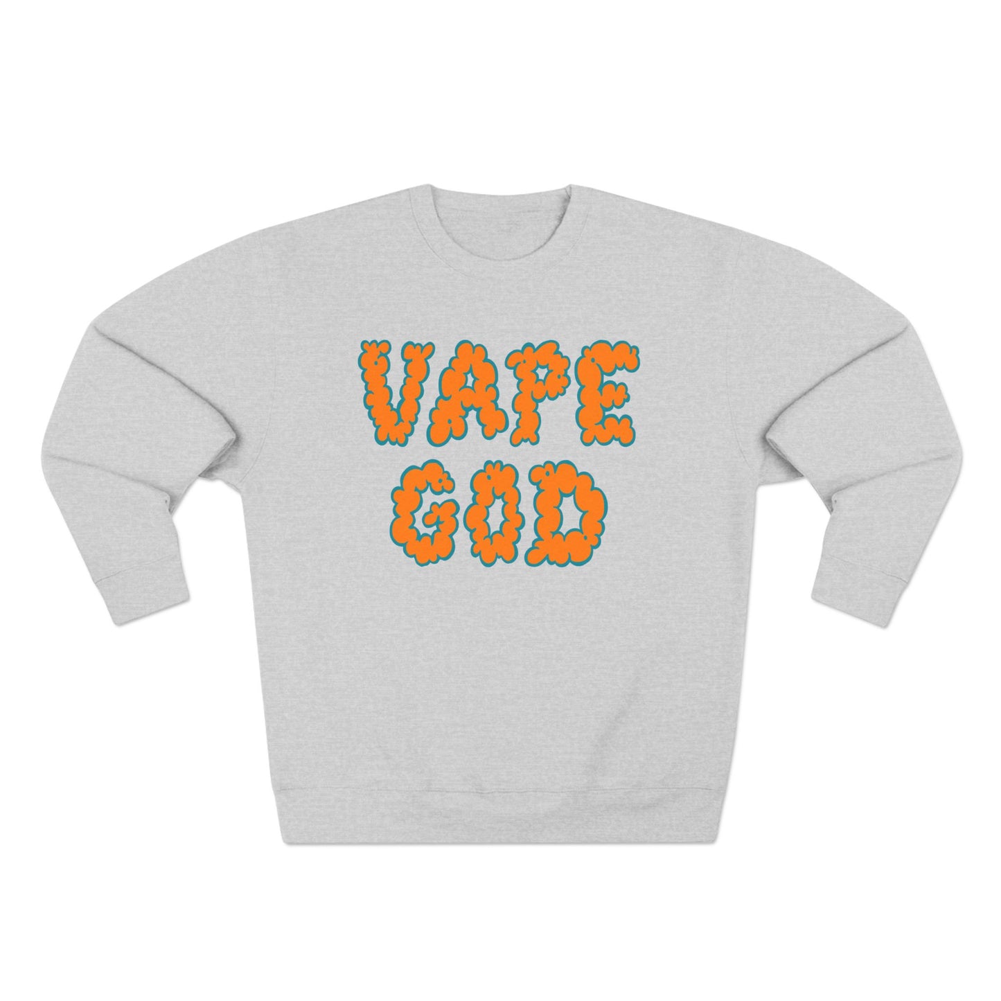 Vape God (Miami Orange) crewneck sweatshirt
