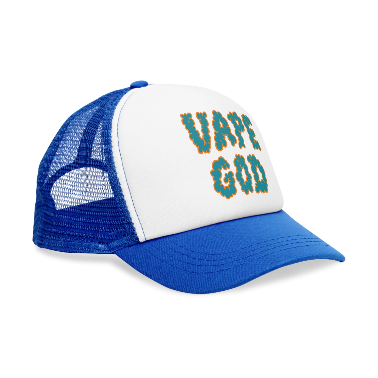 Vape God (Miami Aqua) trucker hat