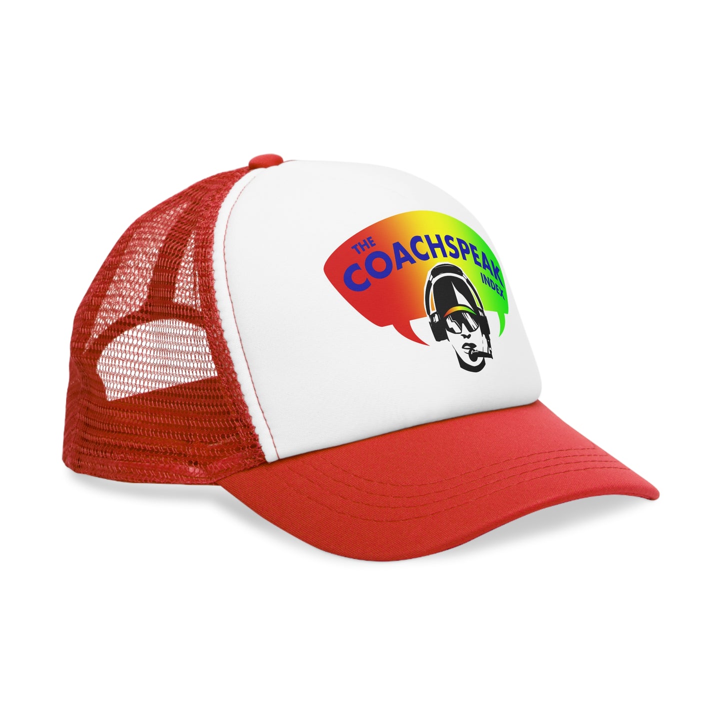 Coachspeak Index Logo trucker hat
