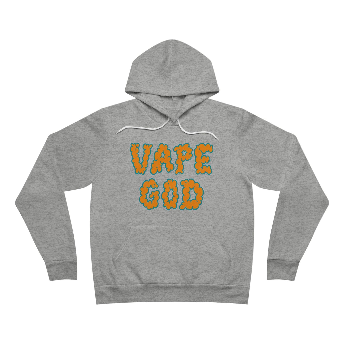 Vape God (Miami Orange) sponge fleece pullover hoodie