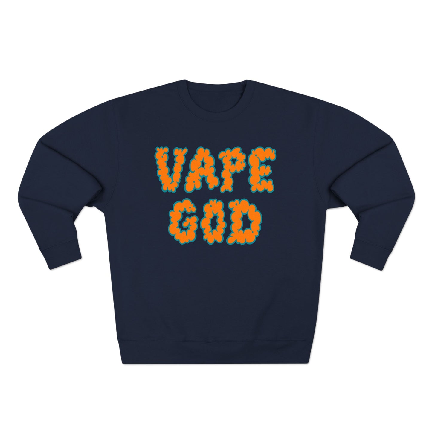 Vape God (Miami Orange) crewneck sweatshirt