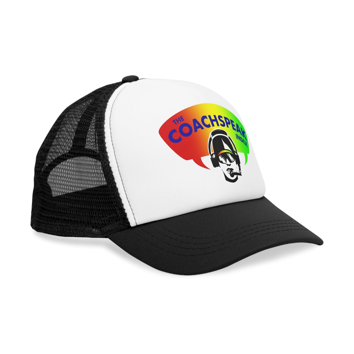 Coachspeak Index Logo trucker hat