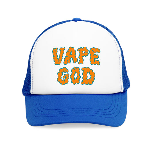 Vape God (Miami Orange) trucker hat