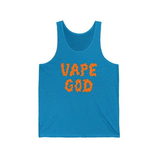 Vape God (Miami Orange) tank top