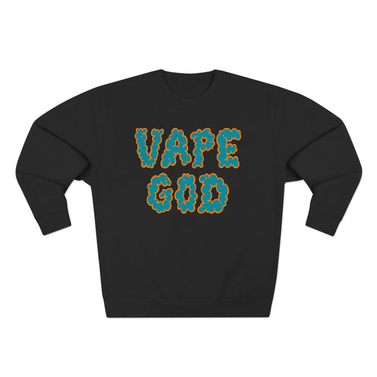 Vape God (Miami Aqua) crewneck sweatshirt