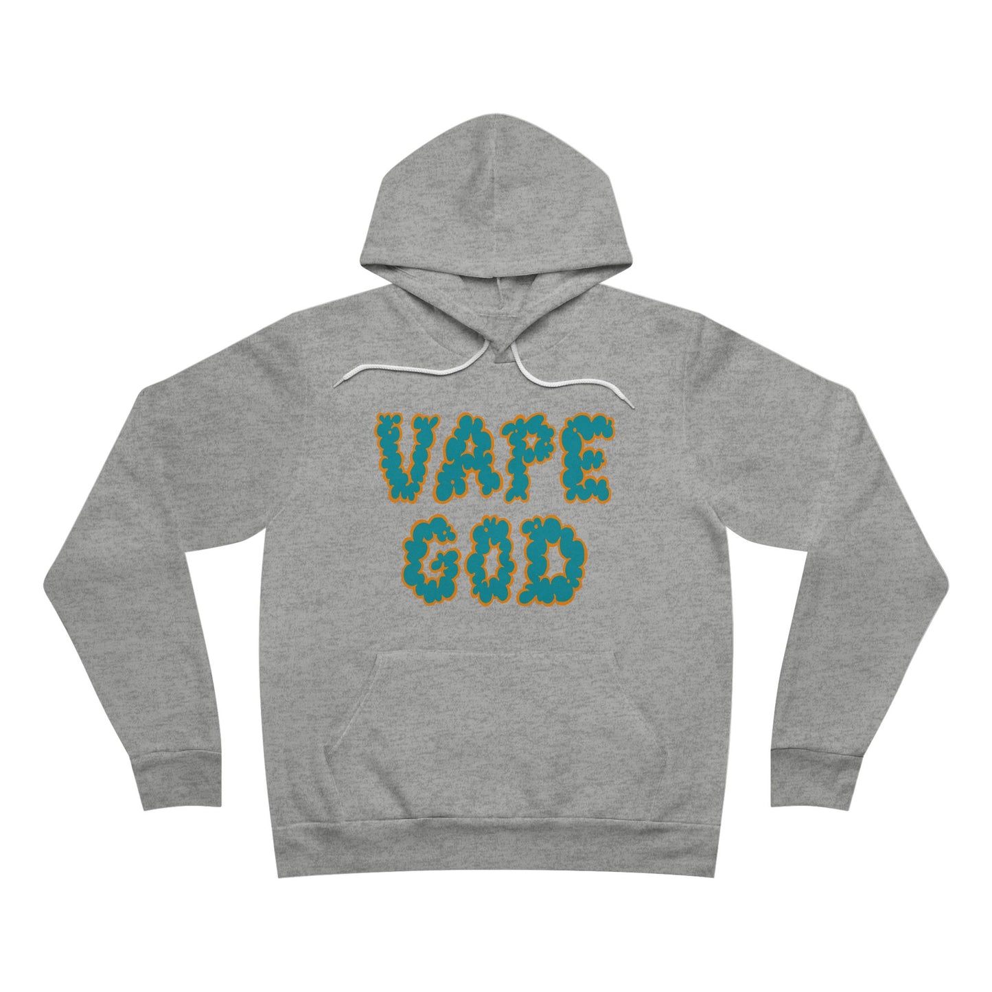Vape God (Miami Aqua) sponge fleece pullover hoodie