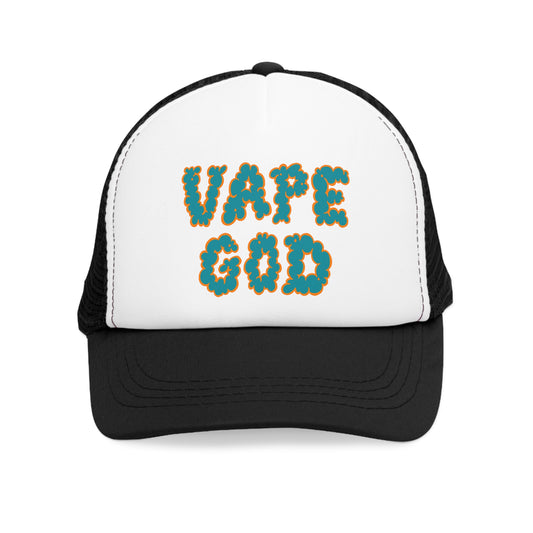 Vape God (Miami Aqua) trucker hat