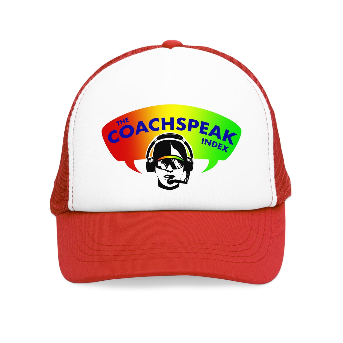 Coachspeak Index Logo trucker hat