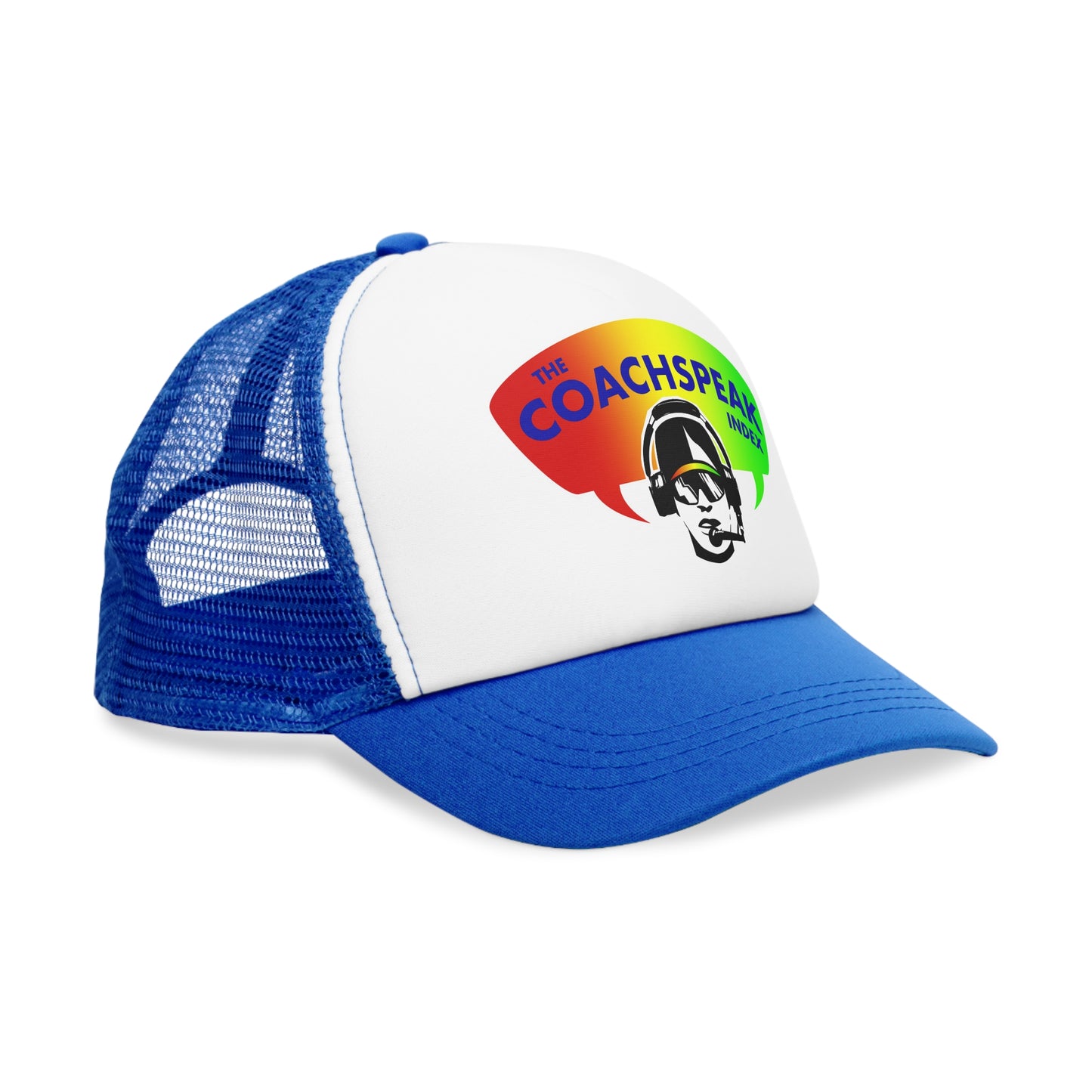Coachspeak Index Logo trucker hat