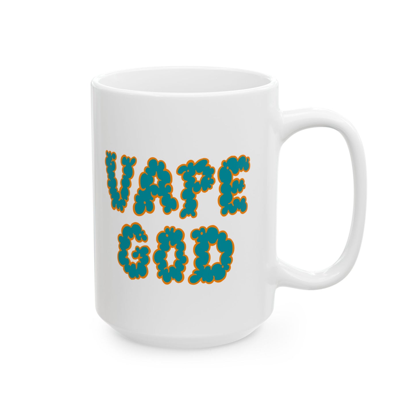 Vape God (Miami Aqua) ceramic mug (11oz, 15oz)